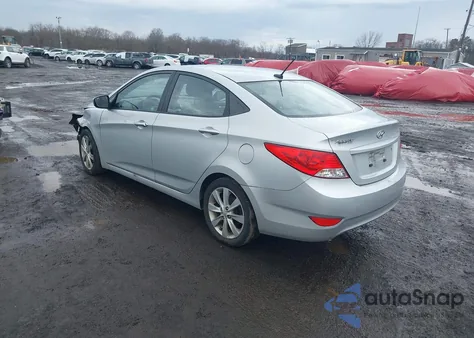 2014 Hyundai Accent Gls из США, поврежденный, VIN KMHCU4AE1EU760968